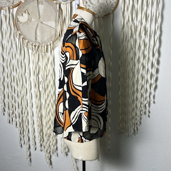 Sita Murt Mila Knit Feelings Raw Edge Patchwork Detail Size 36/US Small - Picture 3 of 12